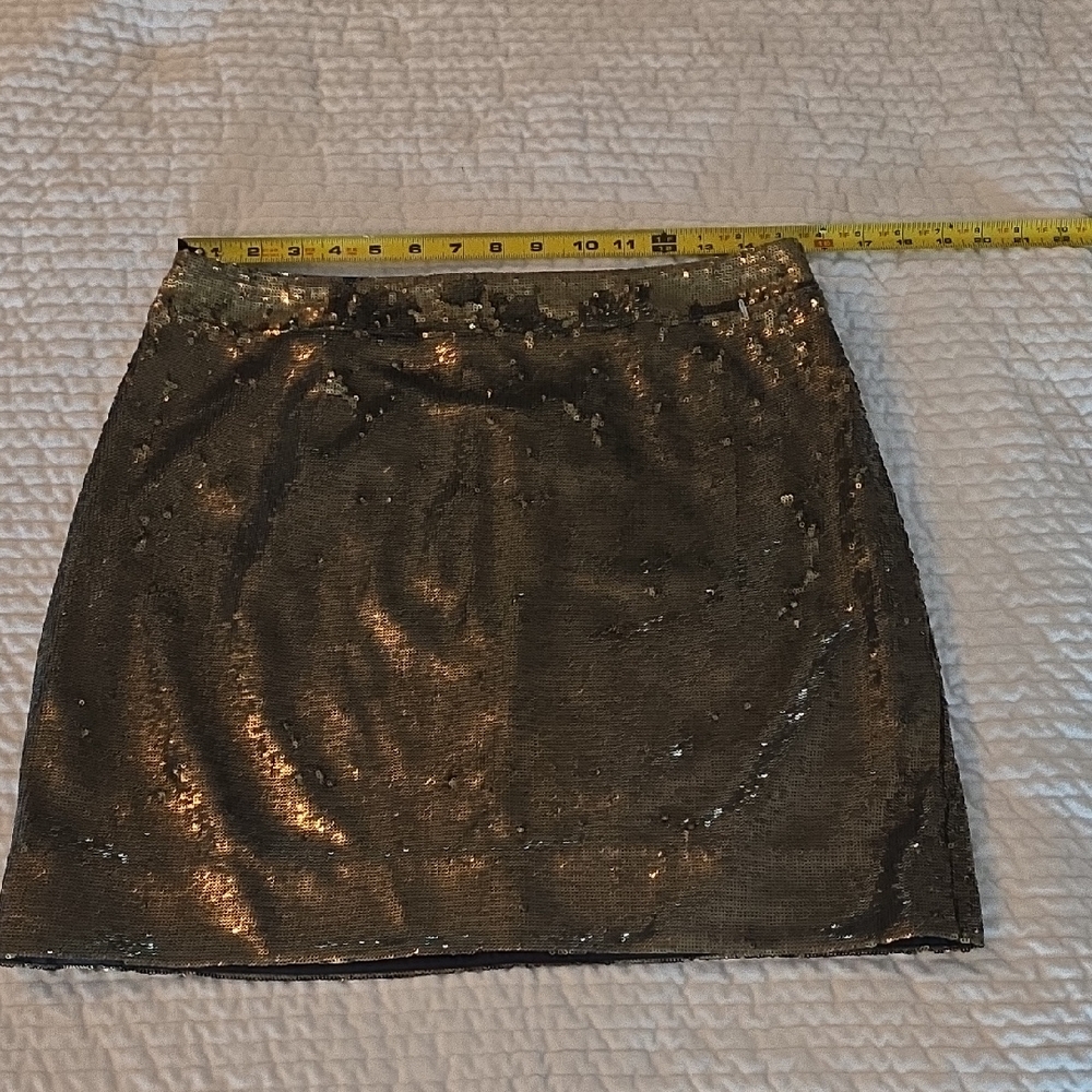 Kate Spade Glittering Gold Mini Skirt